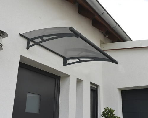 Auvent au-dessus d''une porte d''entrée pour la protection contre les intempéries