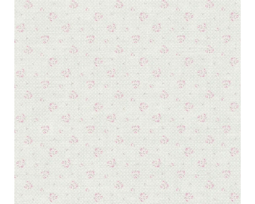 Papier peint intissé 39067-2 Maison Charme Shabby Chic motif de roses gris