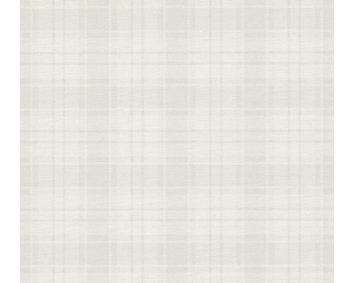 Papier peint intissé 39072-3 Maison Charme style campagnard à carreaux beige