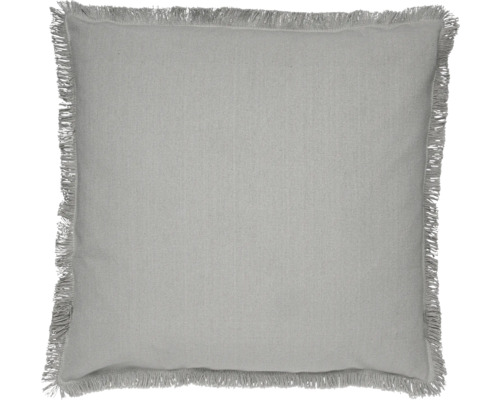 Housse de coussin Selection Fray 07 gris clair 45x45 cm