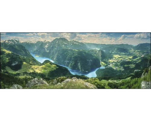 Leinwandbild Mountain Landscape I 77x27 cm