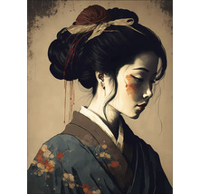 Leinwandbild Geisha II 84x116 cm