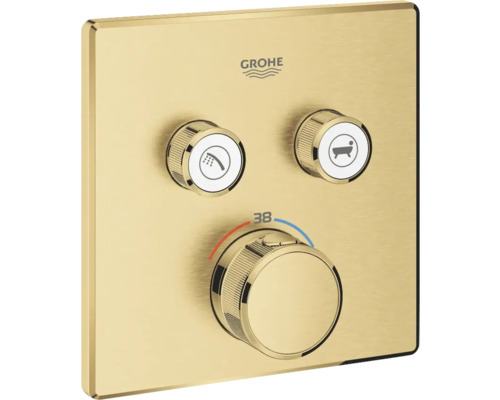 GROHE Unterputz Thermostat Dusche GROHTHERM SMARTCONTROL cool sunrise gebürstet 29124GN0