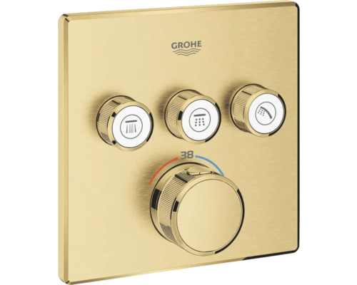 Thermostat De Douche Encastré Grohe Smartcontrol Cool Sunrise Brossé  29126Gn0 - Hornbach Luxembourg