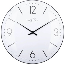 Runde Wanduhr mit Zahlen und Zeitanzeige