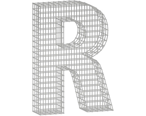 Gabions en forme de lettre R bellissa 72 x 21 x 100 cm