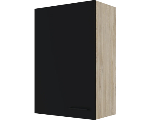 Hängeschrank Flex - Front cm 60 x Well 32 x BxTxH Korpus Capri 89 HORNBACH Luxemburg schwarz matt wildeiche