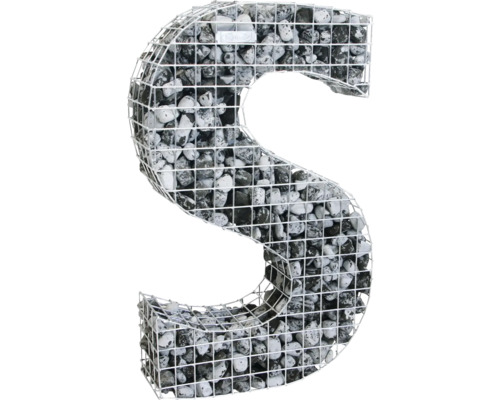 Gabions en forme de lettre S bellissa 61,5 x 21 x 100 cm