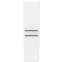 Meuble haut de salle de bains blanc avec deux tiroirs