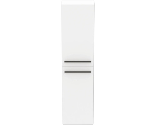 Meuble haut de salle de bains blanc avec deux tiroirs