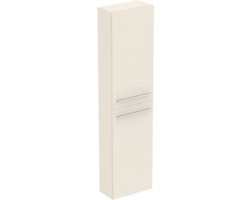 Meuble haut Ideal Standard i.life S lxhxp 40 x 160 cm x 21 cm couleur de façade beige sable mat T5288NF sans poignée