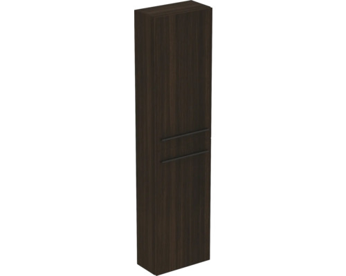 Armoire haute aspect bois pour salle de bain