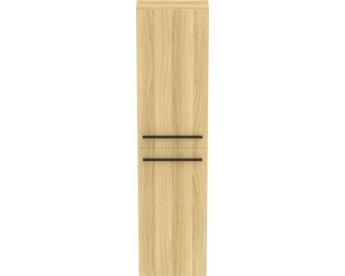 Meuble de salle de bains à structure bois avec deux tiroirs