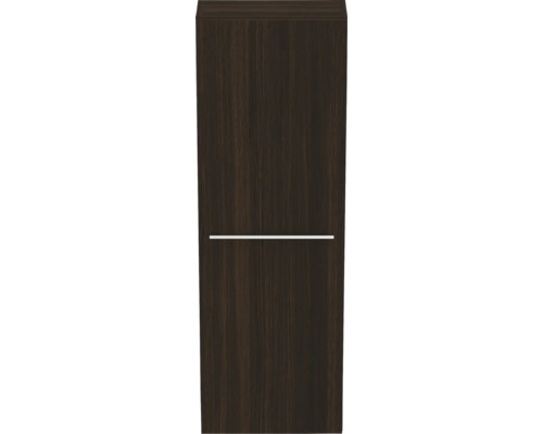 Armoire en bois foncé avec poignée