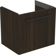 Meuble sous-lavabo aspect bois avec poignée