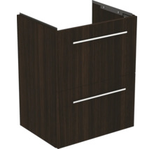 Meuble sous-lavabo en bois avec deux tiroirs