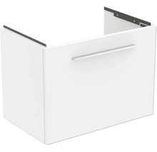 Meuble sous-lavabo blanc avec poignée
