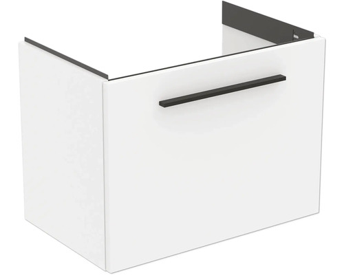 Weißer Waschtischunterschrank mit Schublade und Griff
