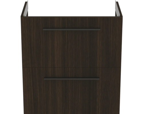 Unterschrank mit zwei Schubladen im Holzdekor für das Badezimmer