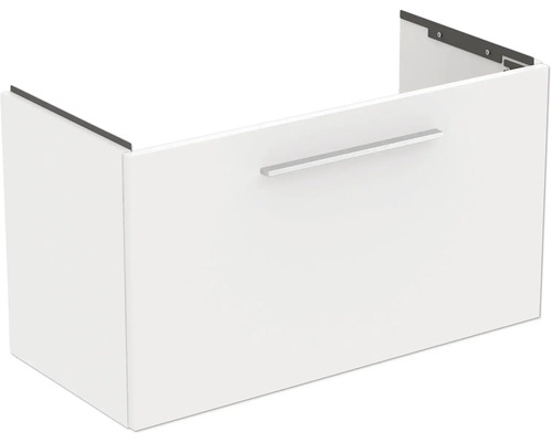 Meuble sous vasque Ideal Standard i.life S lxhxp 80 x 44 cm x 37,5 cm couleur de façade blanc mat T5294DU sans poignée Meuble sous vasque Ideal Standard i.life S lxhxp 80 x 44 cm x 37,5 cm couleur de façade blanc mat T5294DU sans poignée