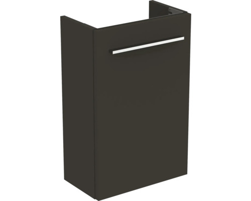 Meuble sous vasque Ideal Standard i.life S lxhxp 35,4 x 55,5 cm x 20,2 cm couleur de façade gris carbone mat T5302NV sans poignée