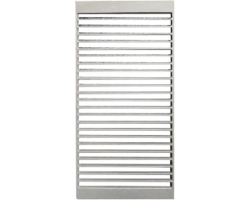 Rechteckiges Lüftungsgitter mit horizontalen Schlitzen