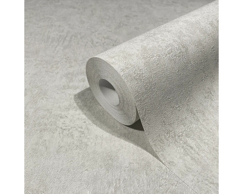 Papier peint intissé 34519 Kumano uni gris