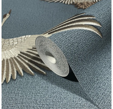 Rouleau de papier peint avec motif de grue