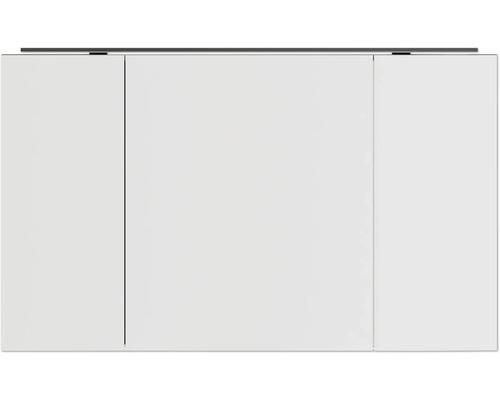 Spiegelschrank NOBILIA Programm 1-6 188 120 x 21 x 72 cm grau LED IP 44