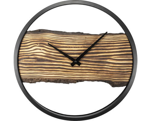 Wanduhr Forest Large Holz Metall Ø 45 cm