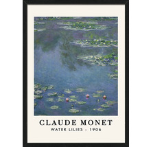 Tableau encadré Monet Water Lilies 53x73 cm-thumb-0