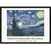 Impression encadrée de ''La Nuit étoilée, juin 1889'' de Vincent Willem van Gogh