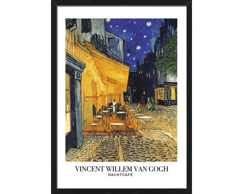 Tableau encadré Van Gogh Nachtcafe 53x73 cm