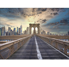 Tableau en verre New York Brooklyn Bridge 80x60 cm
