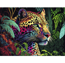 Tableau en verre Jaguar In The Jungle II 80x60 cm