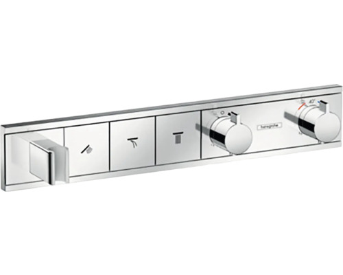 hansgrohe Duscharmatur Unterputz RainSelect 3 Verbraucher chrom ohne Unterputzgrundkörper 15356000