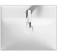 Vue de dessus d''un lavabo avec robinet