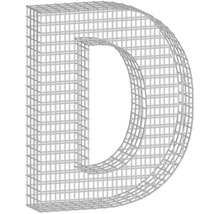 Drahtgitter in Form des Buchstabens D