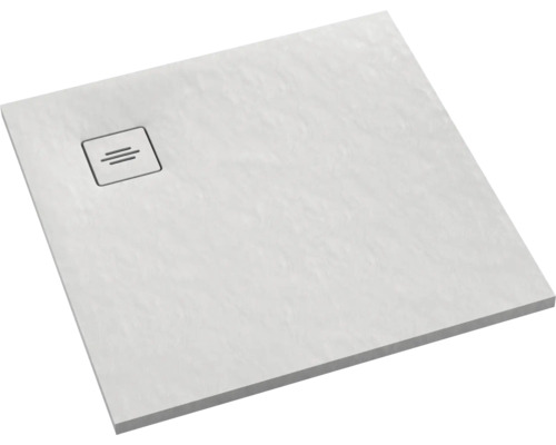 Duschwanne OTTOFOND Nevis 90 x 90 x 3.5 cm weiß strukturiert matt 879001 Quadratische Duschwanne mit Ablauf