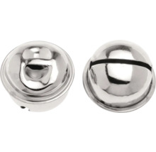 Deux cloches argentées