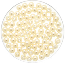 Récipient avec des perles synthétiques