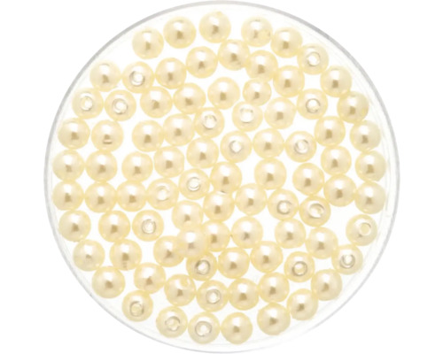 Perles de cire perles de culture 4 mm 100 pièces