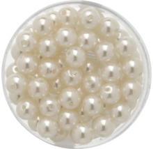 Perles décoratives dans un récipient