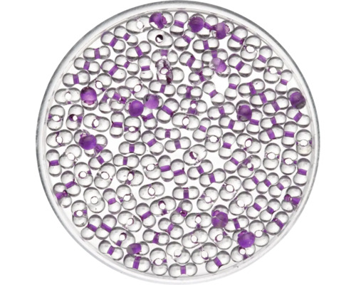 Farfalle opaques transparentes rose vif 2/4 mm 17 g Article de décoration : Perles de verre en boîte