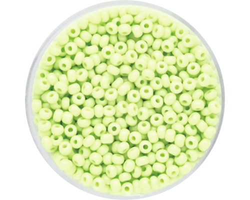 Rocailles opaque vert clair 2,6 mm 17 g