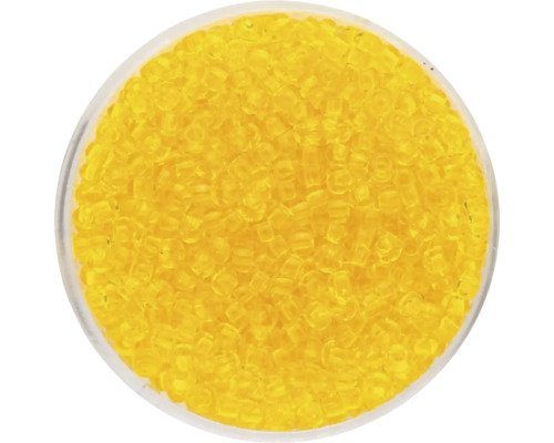 Rocailles transparent jaune citron 2,6 mm 17 g