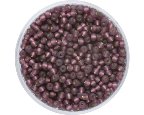 Rocailles violet mat 2,6 mm 17 g