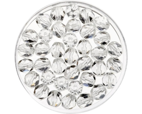 Perles de verre crystel 6 mm 50 pièces
