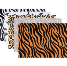 Plusieurs feutrines avec motifs animaliers