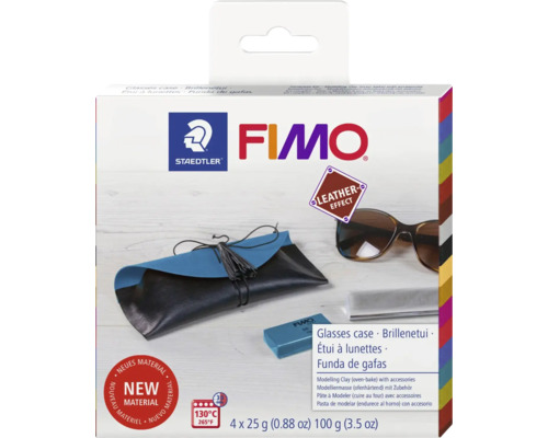 FIMO effect Leather Set boîtier lunettes